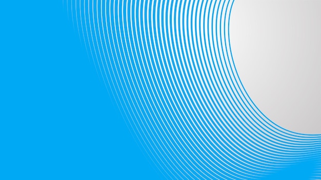 Imagen vectorial de fondo abstracta de línea de curva azul