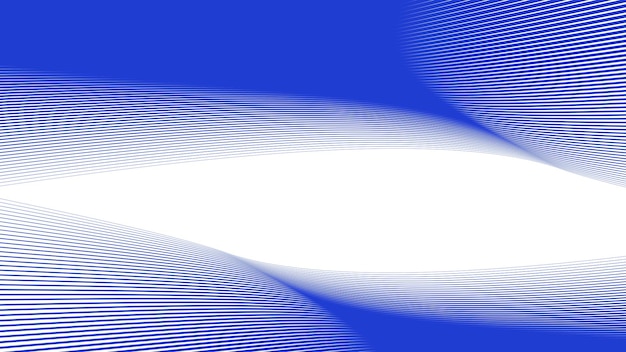 Imagen vectorial de fondo abstracta de la línea de curva dinámica azul