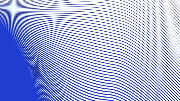 Imagen vectorial de fondo abstracta de la línea de curva dinámica azul