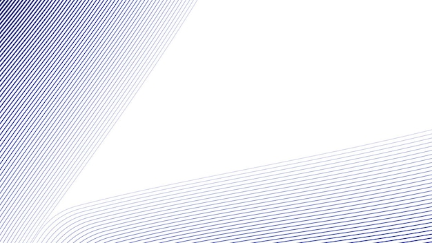 Imagen vectorial de fondo abstracta de la línea de curva dinámica azul