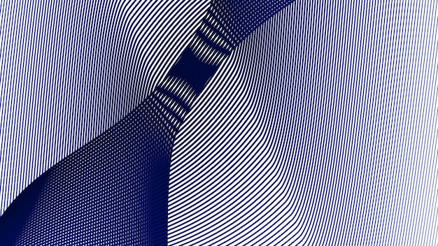 Imagen vectorial de fondo abstracta de la línea de curva dinámica azul