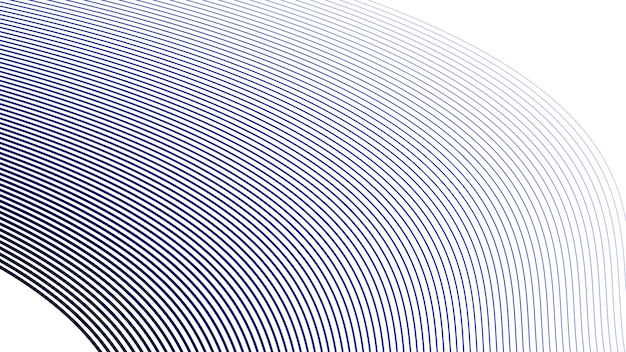 Imagen vectorial de fondo abstracta de la línea de curva dinámica azul