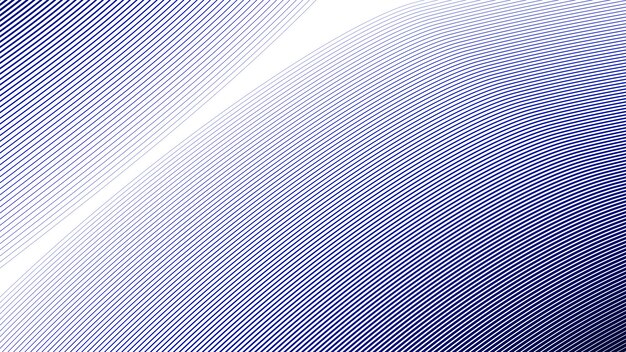 Imagen vectorial de fondo abstracta de la línea de curva dinámica azul