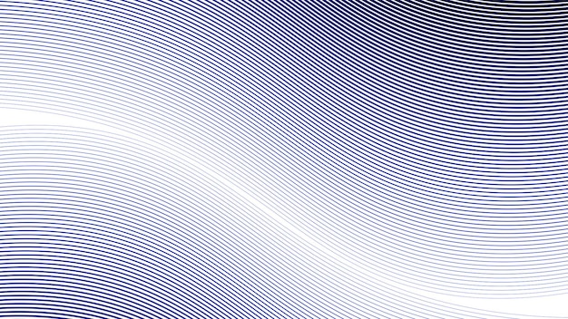 Imagen vectorial de fondo abstracta de la línea de curva dinámica azul