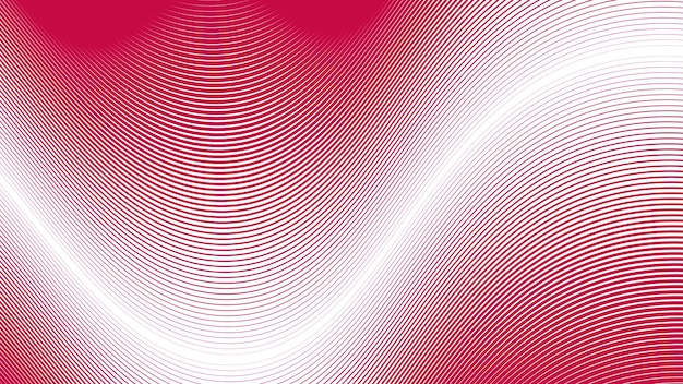 Imagen vectorial de fondo abstracta de línea curva roja para telón de fondo o presentación