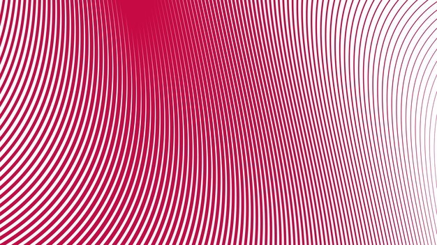 Imagen vectorial de fondo abstracta de línea curva roja para telón de fondo o presentación