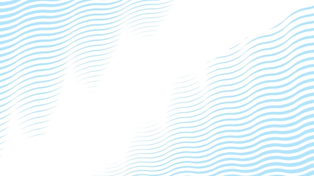 Imagen vectorial de fondo abstracta de línea de onda azul