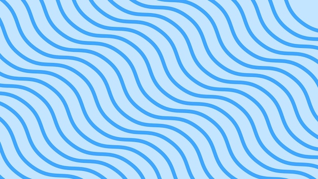 Imagen vectorial de fondo abstracta de línea de onda azul