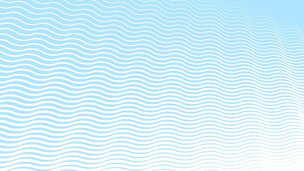 Imagen vectorial de fondo abstracta de línea de onda azul