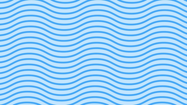 Imagen vectorial de fondo abstracta de línea de onda azul