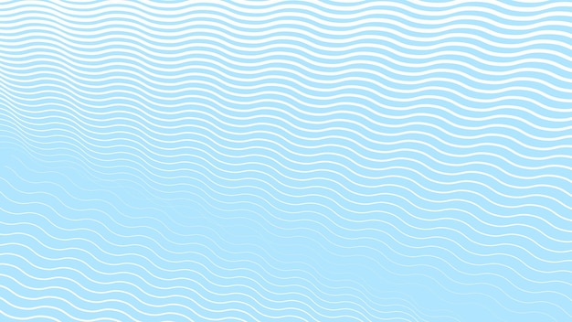 Imagen vectorial de fondo abstracta de línea de onda azul