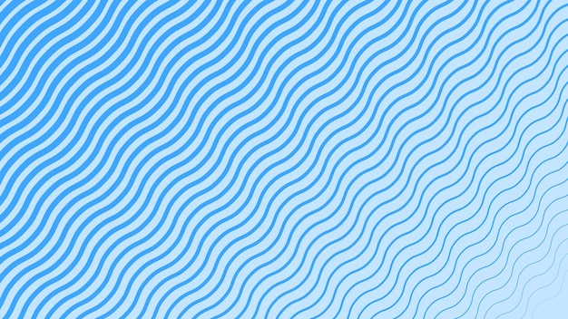 Imagen vectorial de fondo abstracta de línea de onda azul
