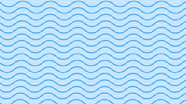 Imagen vectorial de fondo abstracta de línea de onda azul