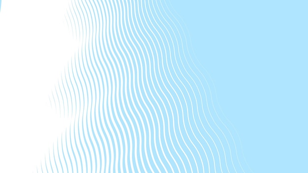 Imagen vectorial de fondo abstracta de línea de onda azul