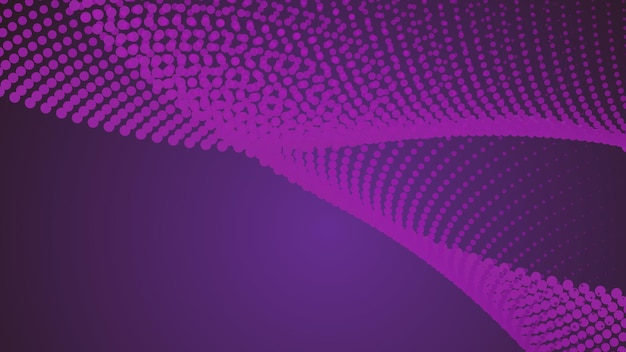 Imagen vectorial de fondo abstracta de medio tono púrpura para telón de fondo o presentación
