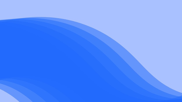 Imagen vectorial de fondo abstracta de papel cortado en azul