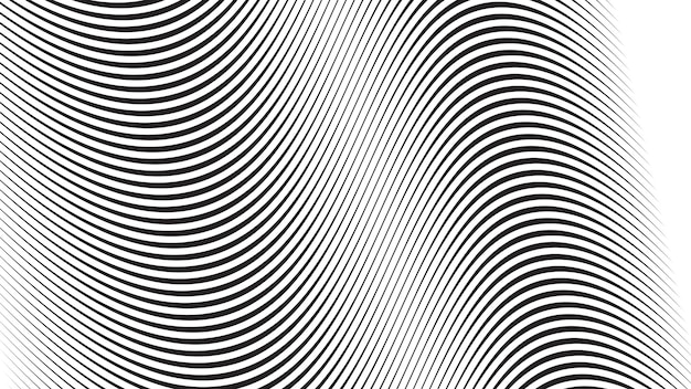 Imagen vectorial de fondo abstracta con rayas blancas y negras