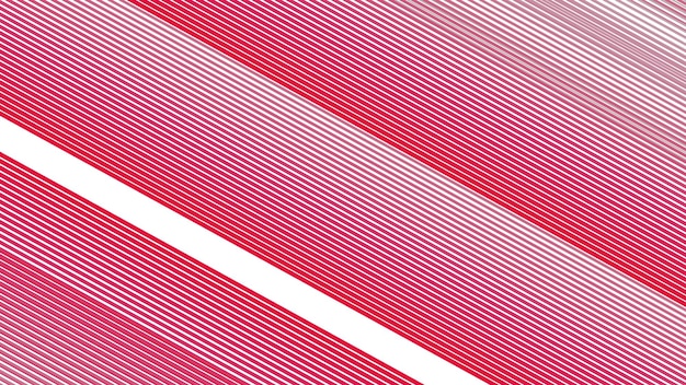 Imagen vectorial de fondo abstracta con rayas rojas y blancas