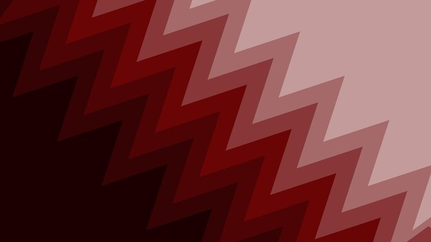 Imagen vectorial de fondo abstracta en zigzag rojo para telón de fondo o estilo de moda de tela
