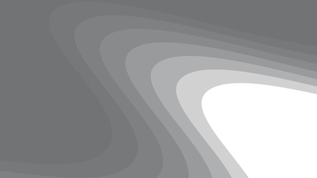 Imagen vectorial de fondo cortada en papel abstracto gris para telón de fondo o presentación
