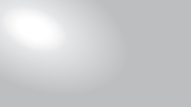 Imagen vectorial de fondo de fondo blanco y gris con gradiente suave para fondo o presentación