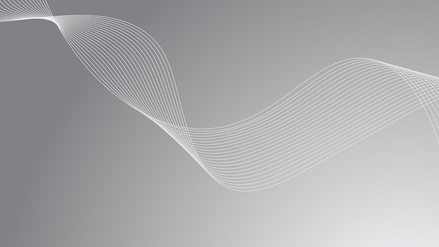 Imagen vectorial de fondo de fondo de gradiente abstracto blanco y gris para telón de fondo o presentación