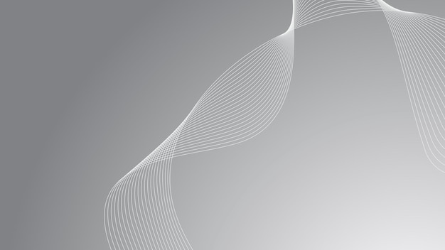 Imagen vectorial de fondo de fondo de gradiente abstracto blanco y gris para telón de fondo o presentación