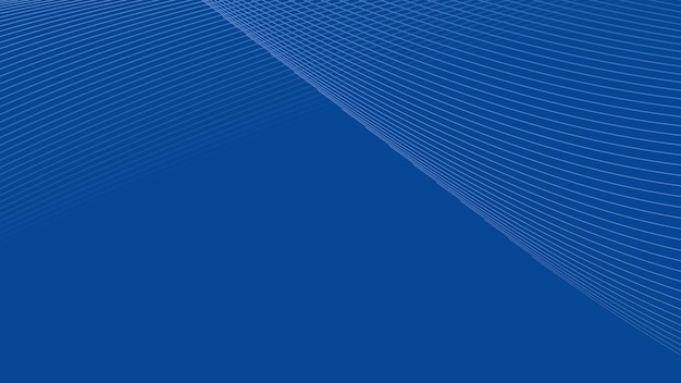 Imagen vectorial de fondo de líneas curvas oblicuas azules para el fondo o la presentación