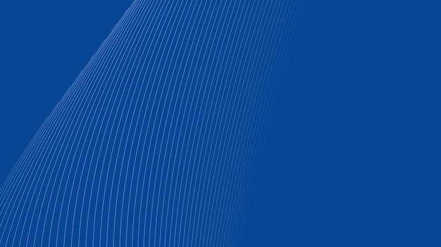Imagen vectorial de fondo de líneas curvas oblicuas azules para el fondo o la presentación