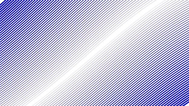Imagen vectorial de fondo de líneas curvas oblicuas azules para el fondo o la presentación