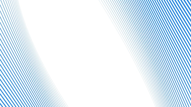 Imagen vectorial de fondo de líneas curvas oblicuas azules para el fondo o la presentación