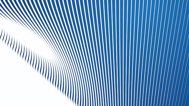 Imagen vectorial de fondo de líneas de rayas abstractas azules