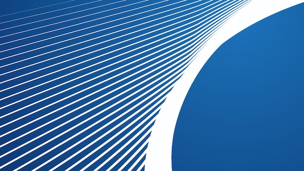 Imagen vectorial de fondo de líneas de rayas abstractas azules