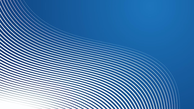 Imagen vectorial de fondo de líneas de rayas abstractas azules