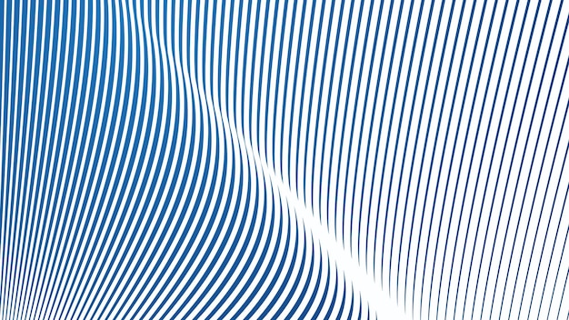 Imagen vectorial de fondo de líneas de rayas abstractas azules
