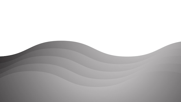Imagen vectorial de fondo de onda gris para papel tapiz o telón de fondo