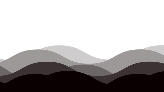 Imagen vectorial de fondo de onda gris para papel tapiz o telón de fondo