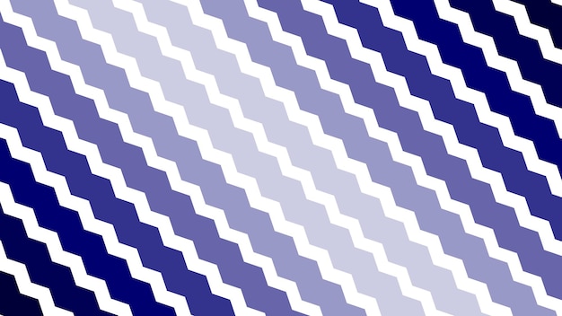 Imagen vectorial de fondo con patrón sin costuras de zigzag azul para telón de fondo o diseño de moda
