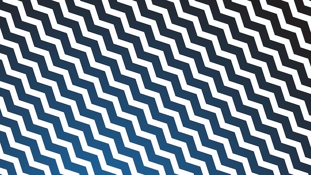 Imagen vectorial de fondo con patrón sin costuras de zigzag azul para telón de fondo o diseño de moda