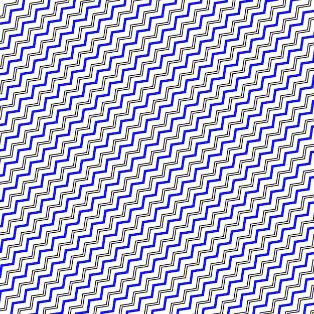 Imagen vectorial de fondo con patrón de línea sin costuras en zigzag
