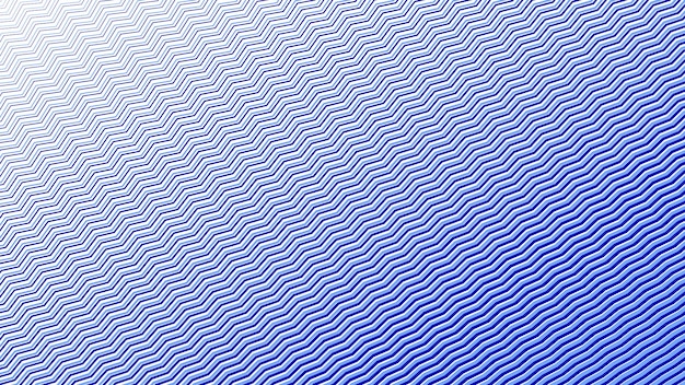Imagen vectorial de fondo con patrón zigzag azul para el fondo o el estilo de tela