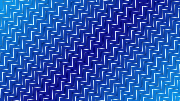 Imagen vectorial de fondo con patrón zigzag azul para el fondo o el estilo de tela