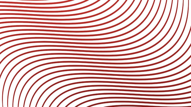 Imagen vectorial de fondo con rayas rojas abstractas y líneas para el fondo o la presentación