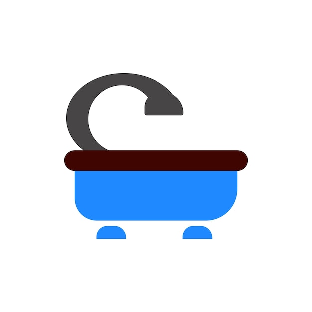 Imagen vectorial de la forma de la bañera