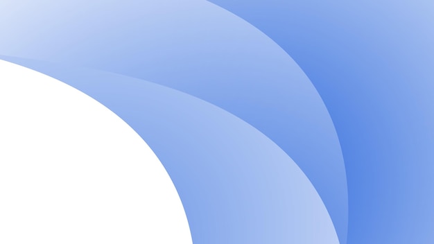 Imagen vectorial de gradiente azul y fondo blanco