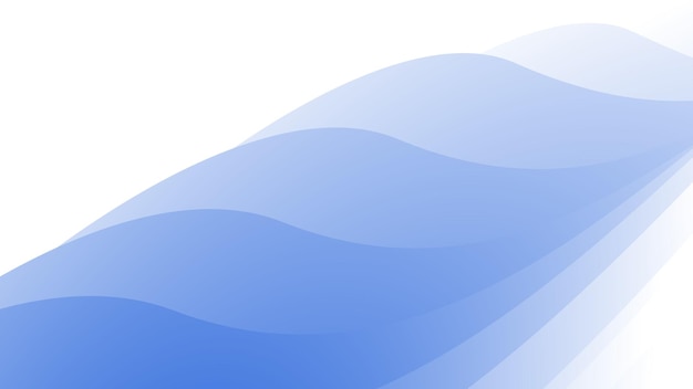 Imagen vectorial de gradiente azul y fondo blanco