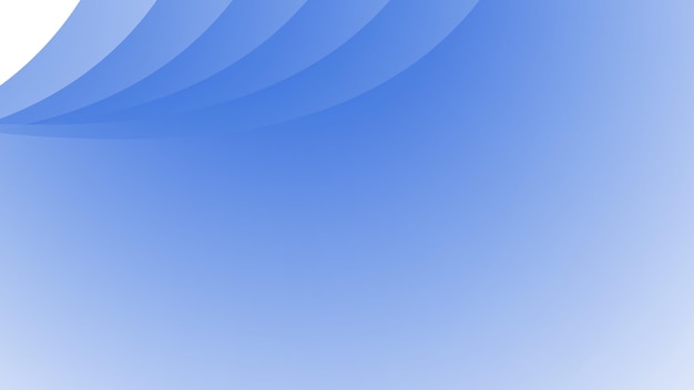 Imagen vectorial de gradiente azul y fondo blanco