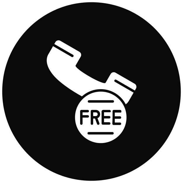 Imagen vectorial gratuita del icono de contacto Puede utilizarse para Untact World