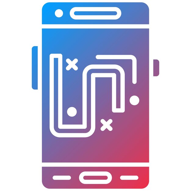 Imagen vectorial gratuita del icono del plan Se puede utilizar para el desarrollo de aplicaciones móviles