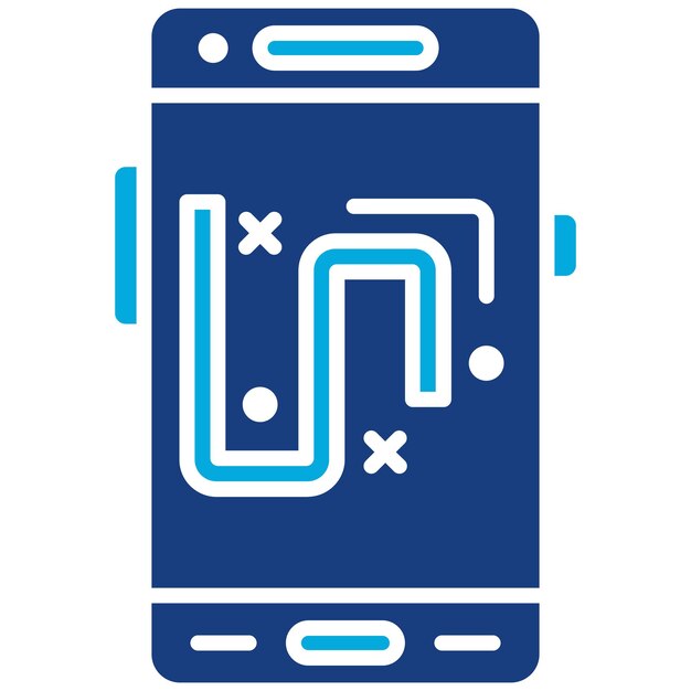Imagen vectorial gratuita del icono del plan Se puede utilizar para el desarrollo de aplicaciones móviles